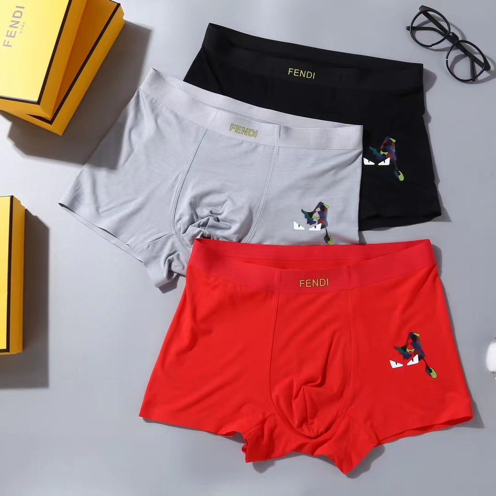 Fendi small graphic character boxer briefs - view 4