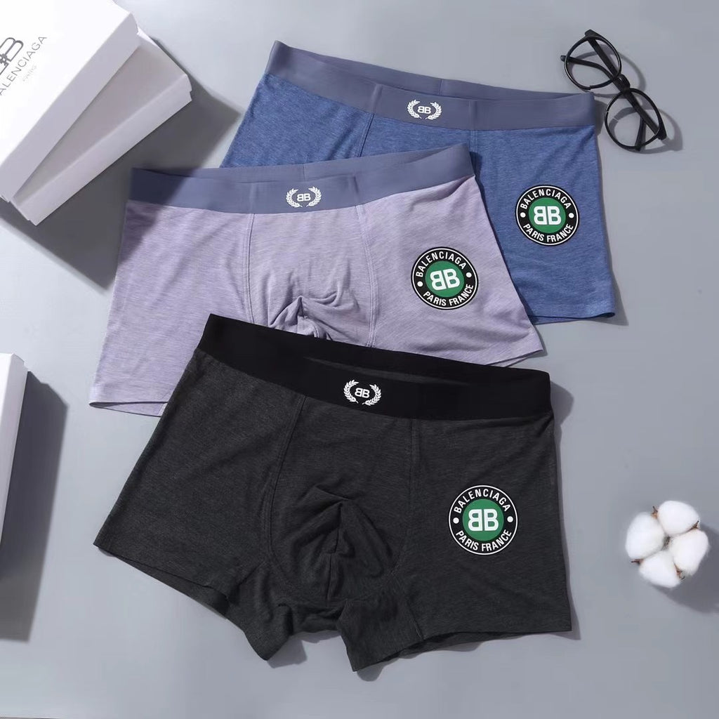 Balenciaga green wreath crest boxer briefs - view 4