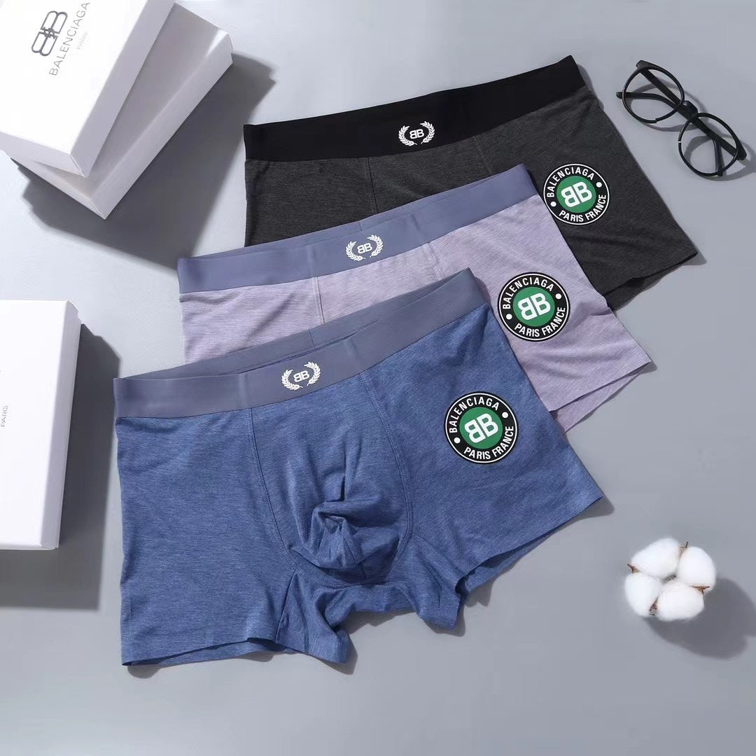 Balenciaga green wreath crest boxer briefs - view 2