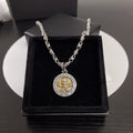 Chrome Hearts Two-Tone Round Medallion Necklace - album image 1