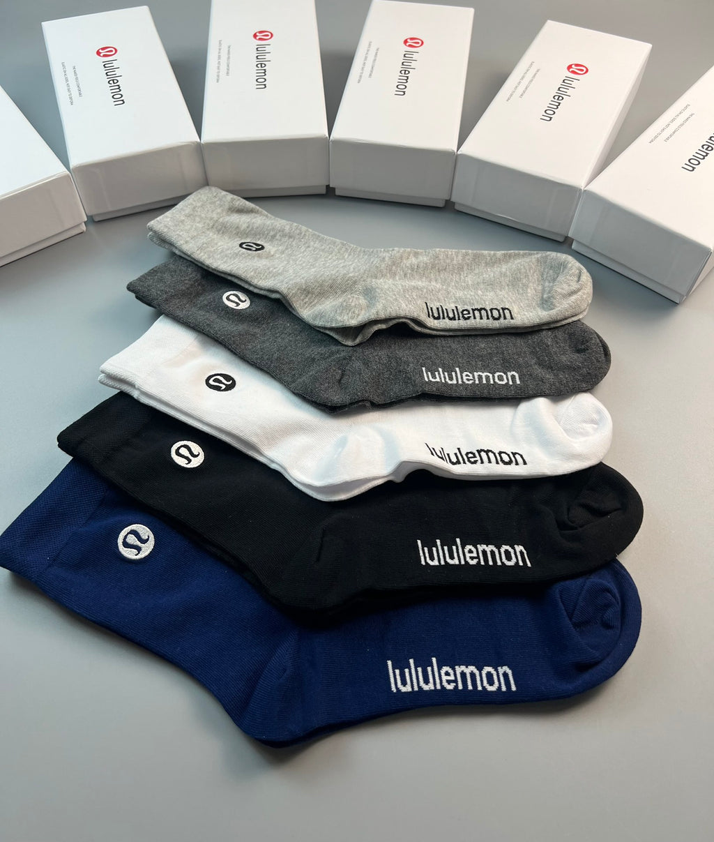 Lululemon small emblem ribbed crew socks - view 7