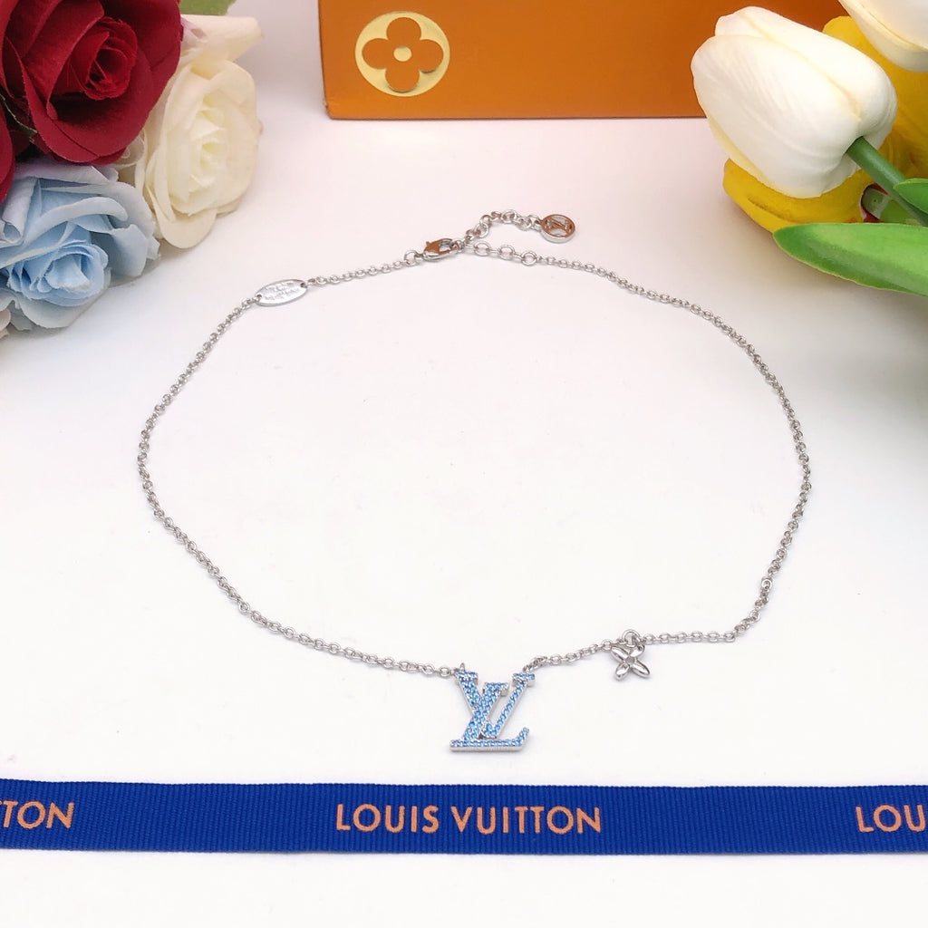 Louis Vuitton Multicolor Crystal Accent Necklace - album image 7