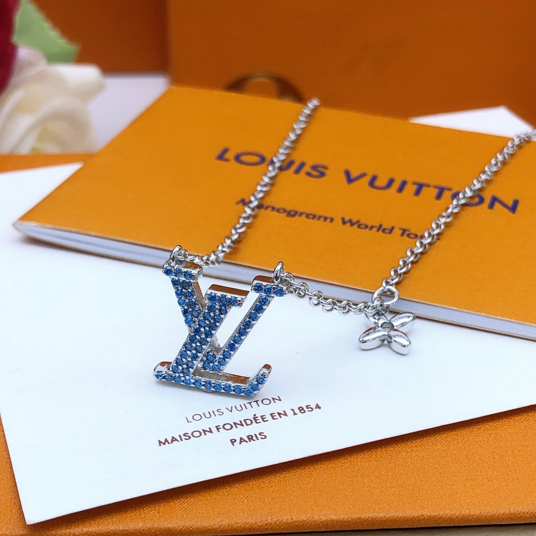 Louis Vuitton Multicolor Crystal Accent Necklace - album image 2