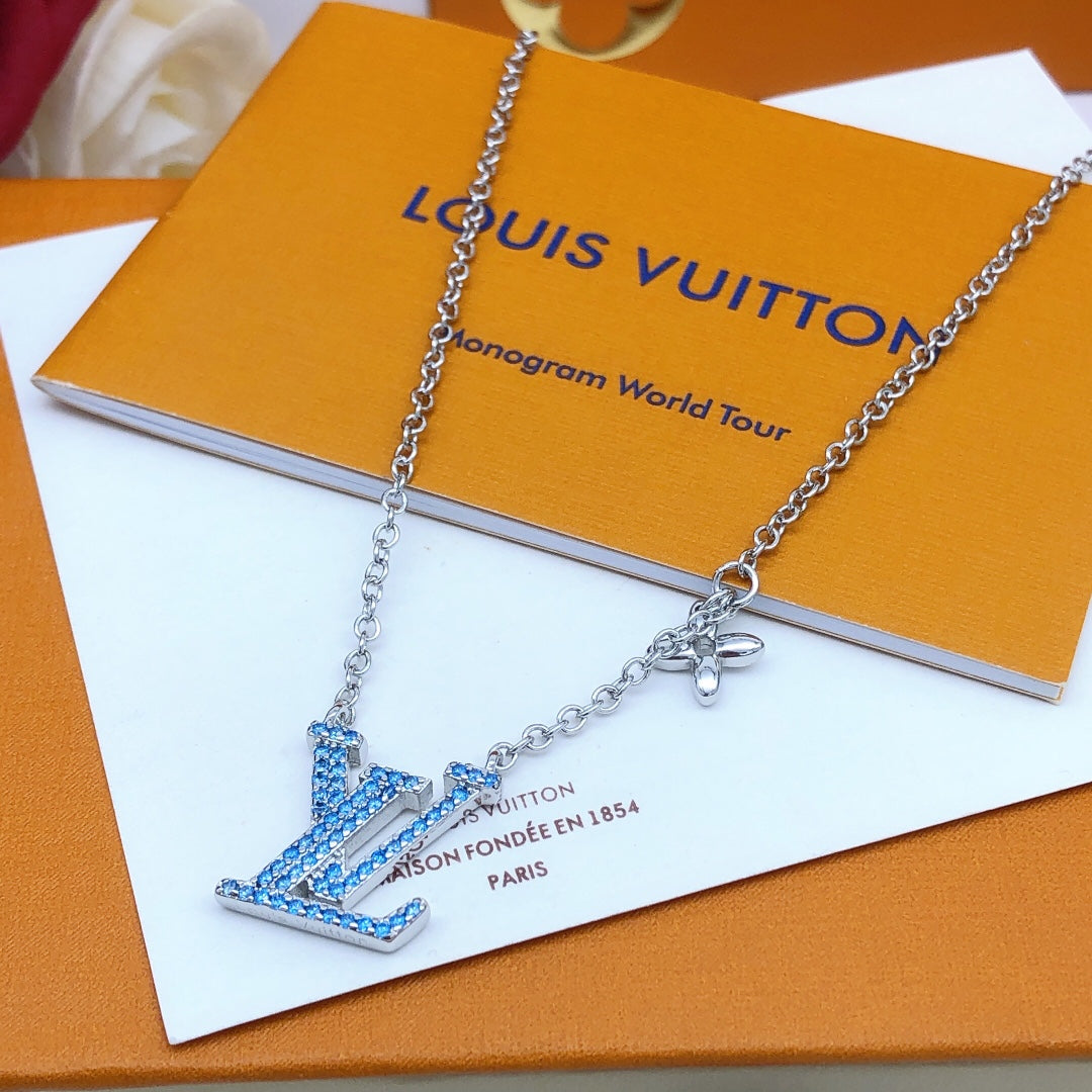 Louis Vuitton Multicolor Crystal Accent Necklace - album image 1