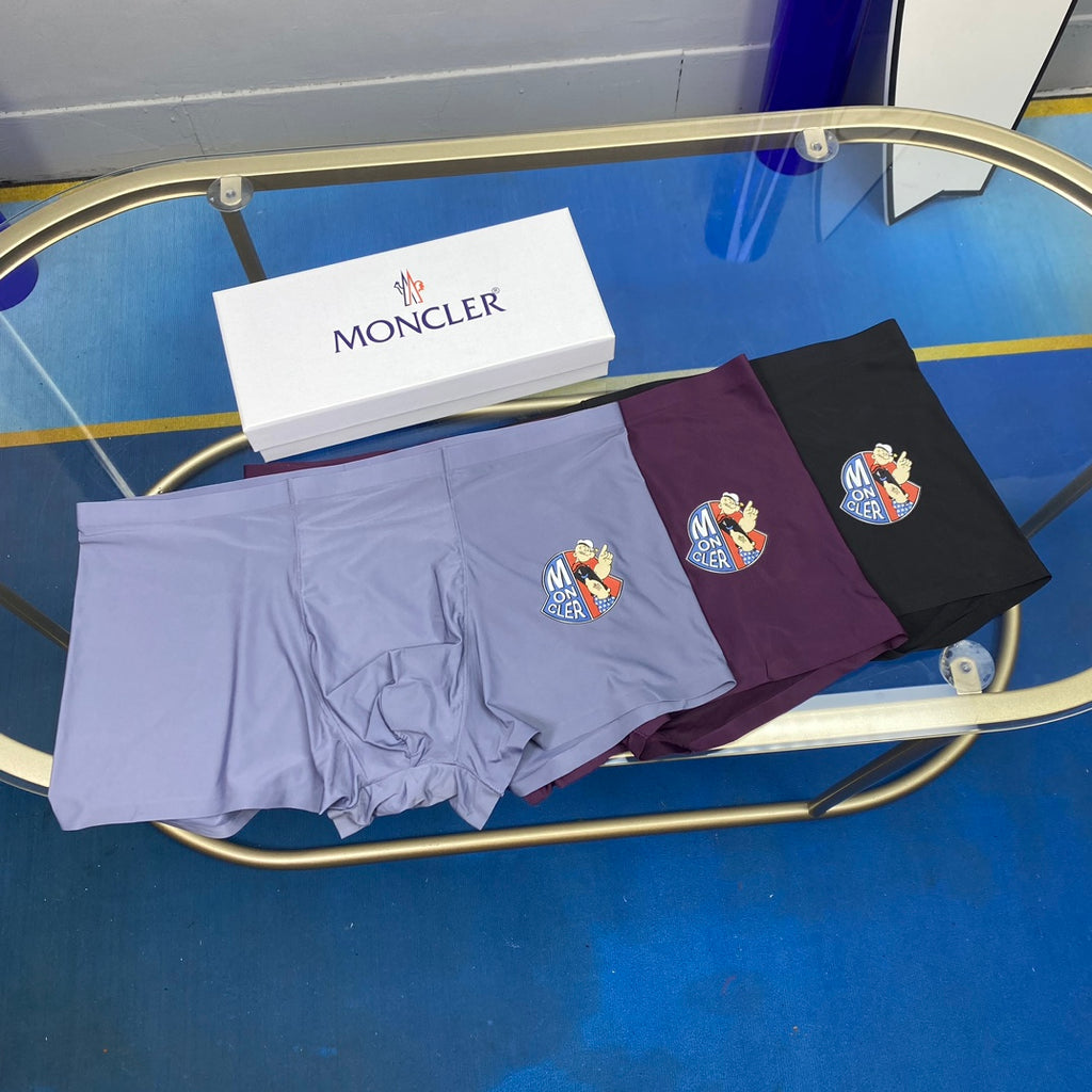Moncler multicolor round badge boxer briefs - view 1