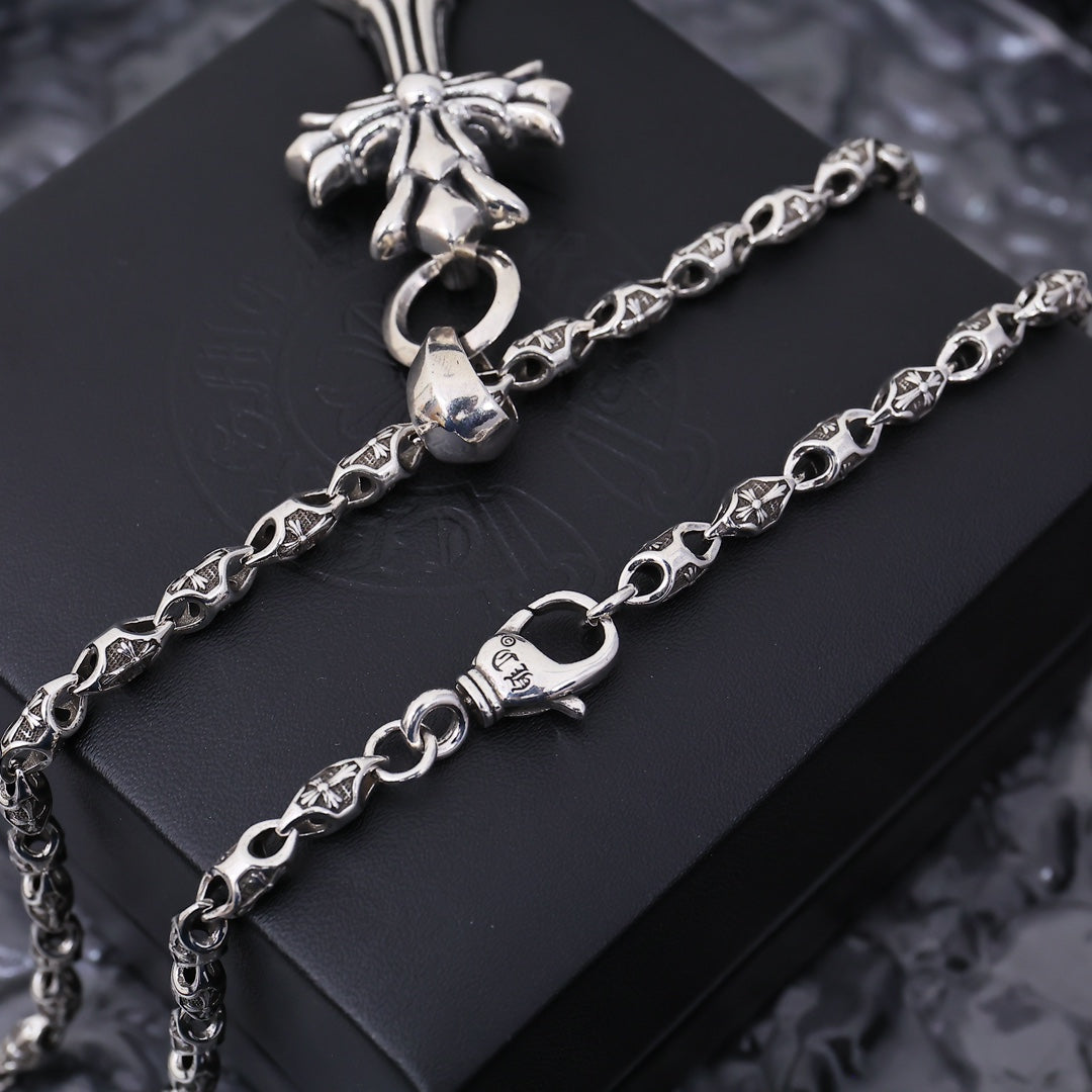 Chrome Hearts Petite Sculpted Cross Necklace - album image 6