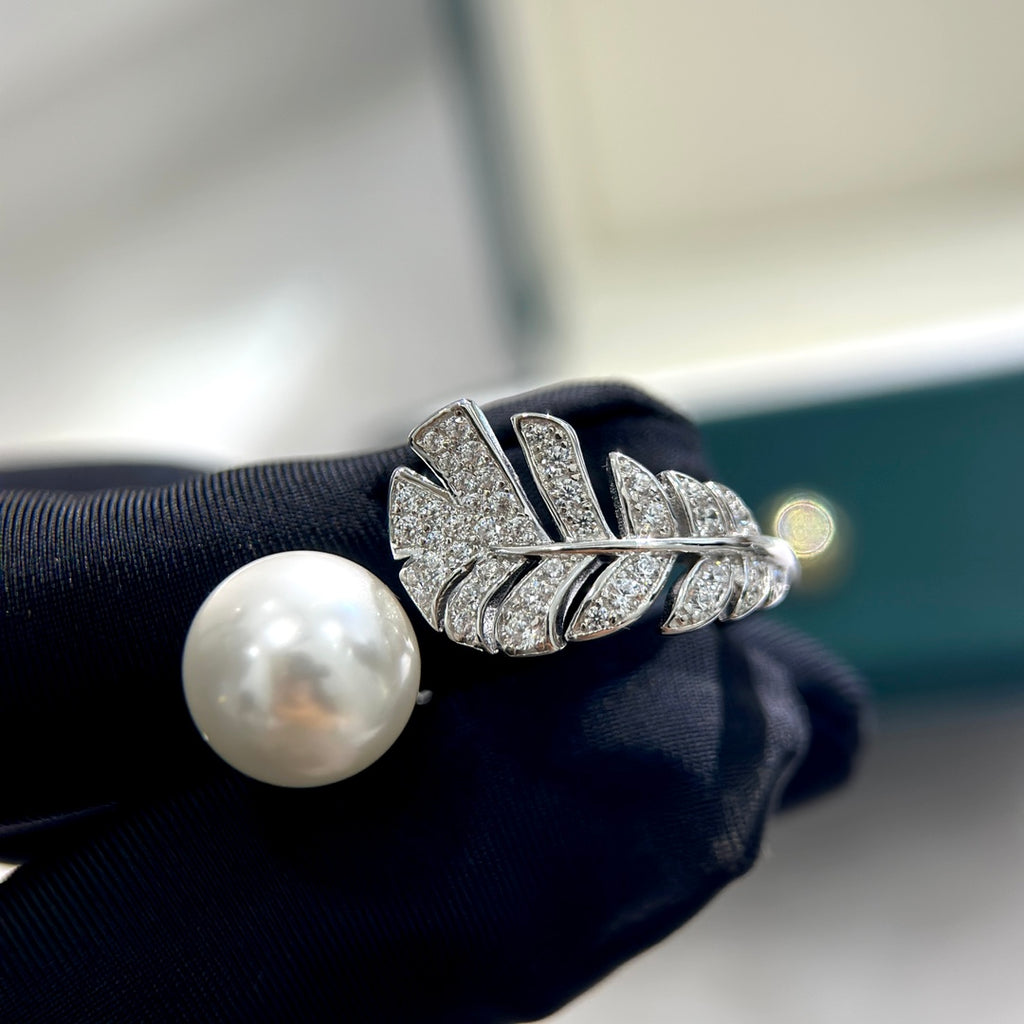 Chanel Pearl Open Ring - album image 3
