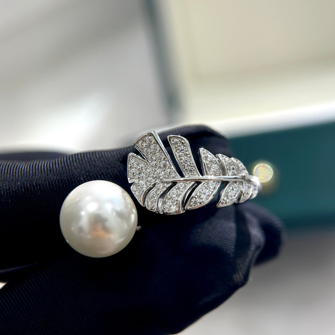 Chanel Pearl Open Ring - album image 3
