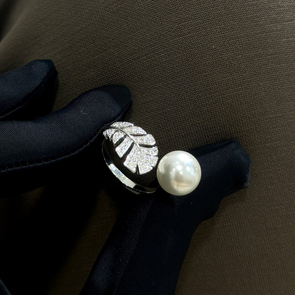 Chanel Pearl Open Ring - album image 8