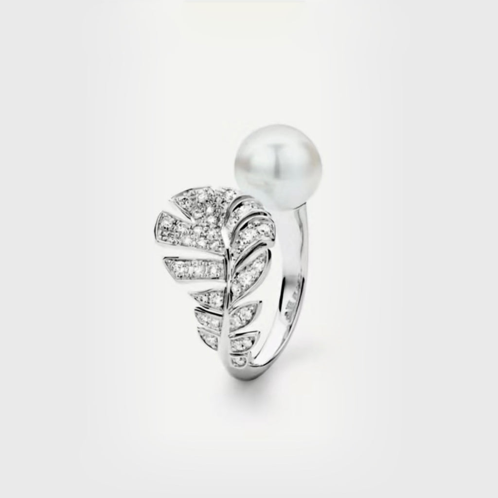 Chanel Pearl Open Ring - album image 2