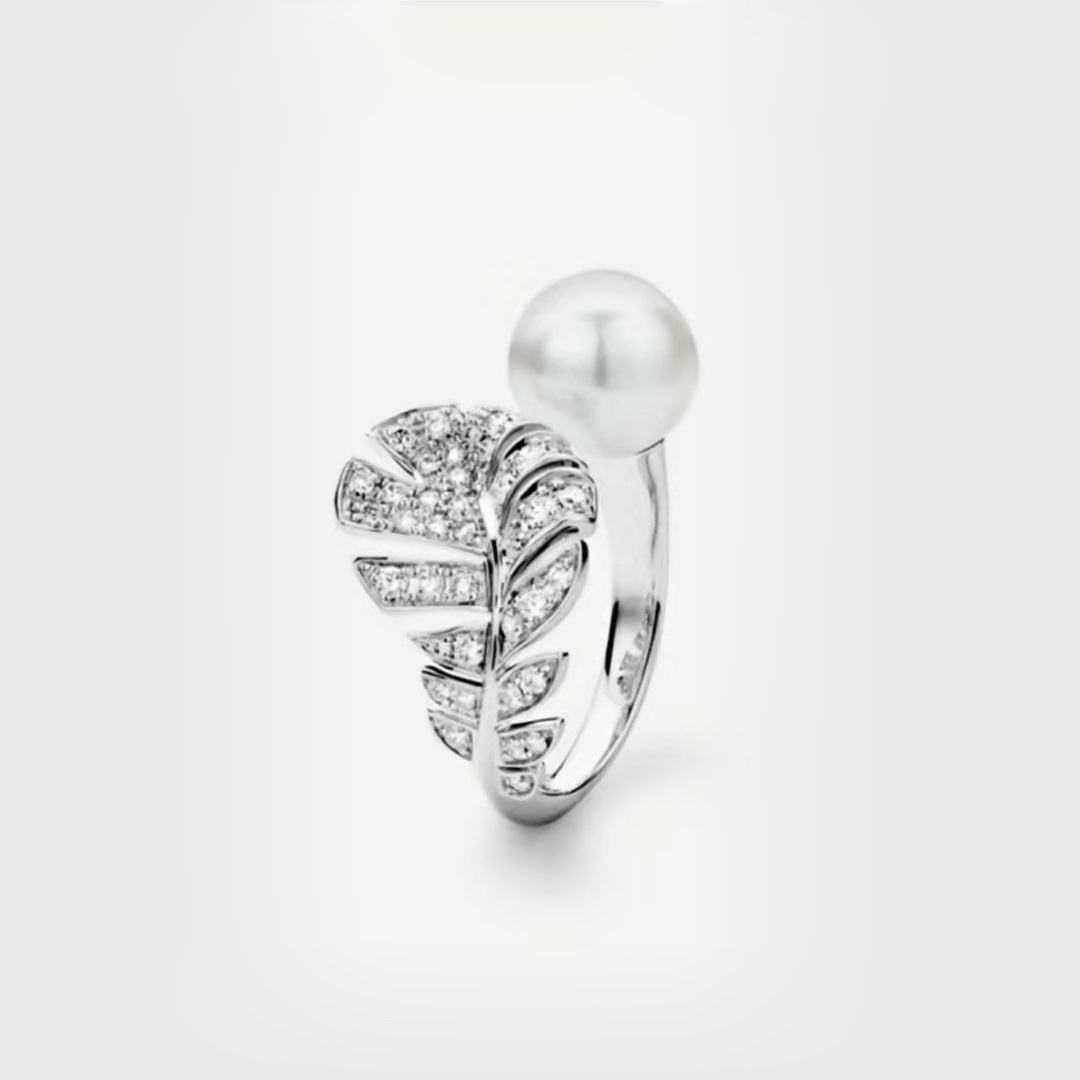 Chanel Pearl Open Ring - album image 2