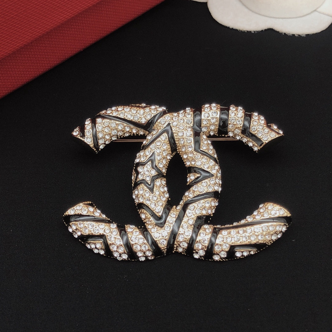 Chanel Enamel Black Star Brooch - album image 8