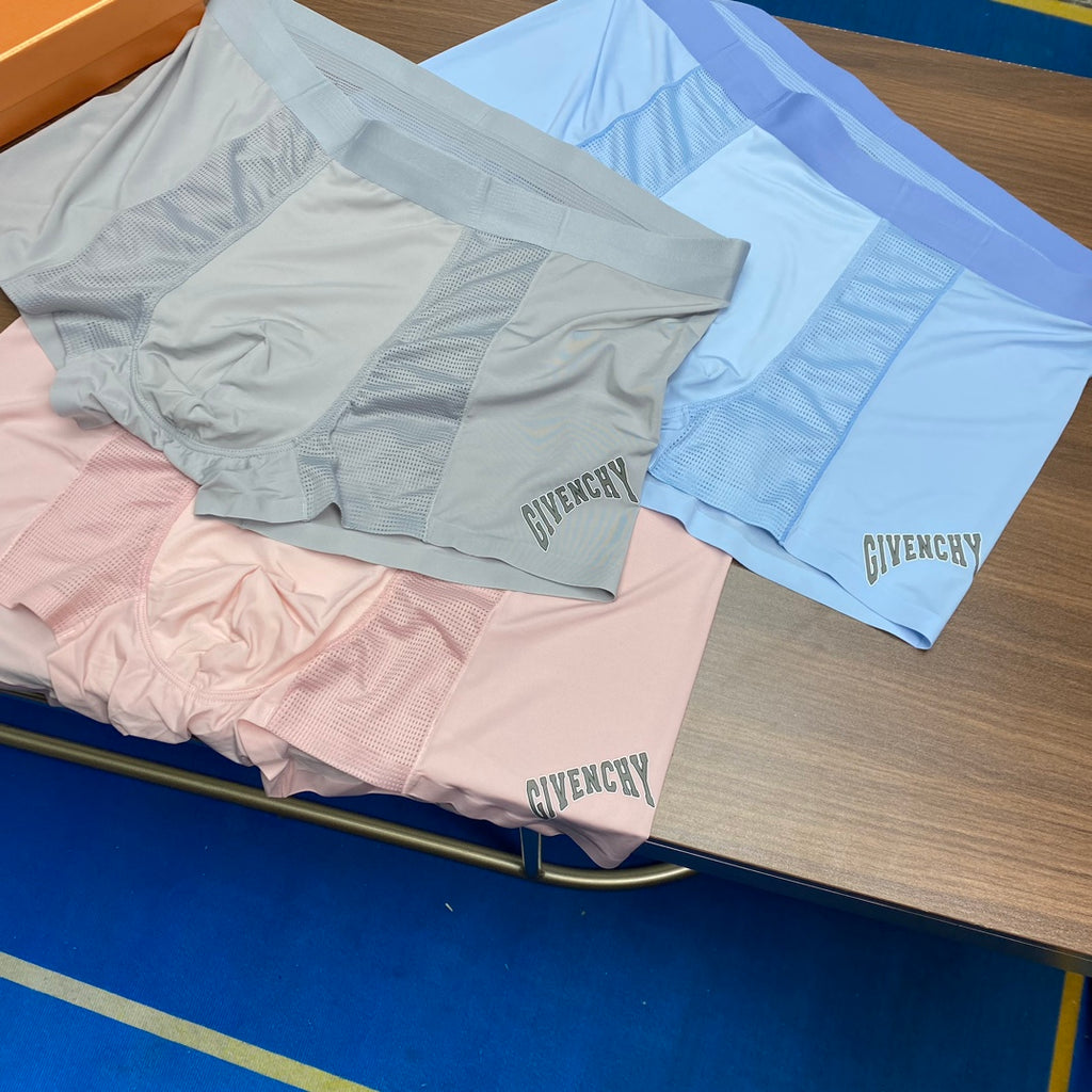 Givenchy pastel mesh letter side boxer briefs - view 3