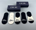 Dior minimal front lettering ankle socks - view 1