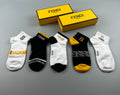 Fendi mixed character graphics ankle socks - view 1