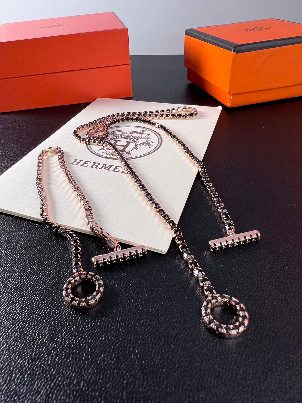 Hermès Silver-Tone Toggle Anchor-Chain Necklace - album image 7