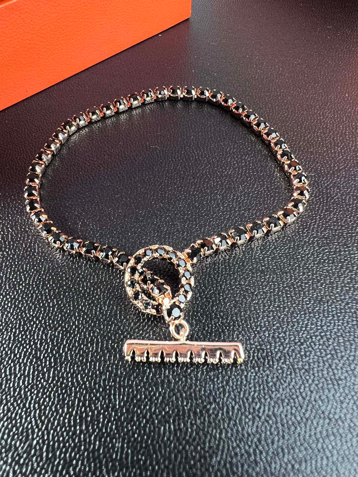Hermès Silver-Tone Toggle Anchor-Chain Necklace - album image 1