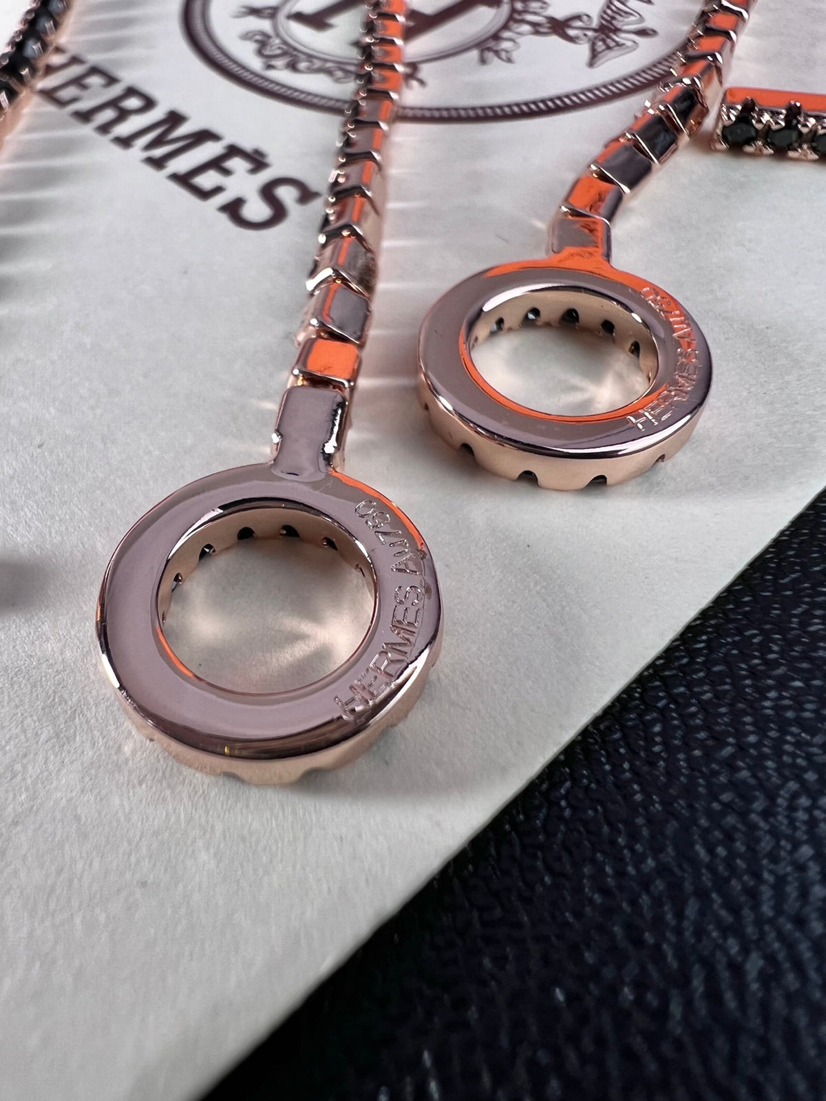 Hermès Silver-Tone Toggle Anchor-Chain Necklace - album image 9