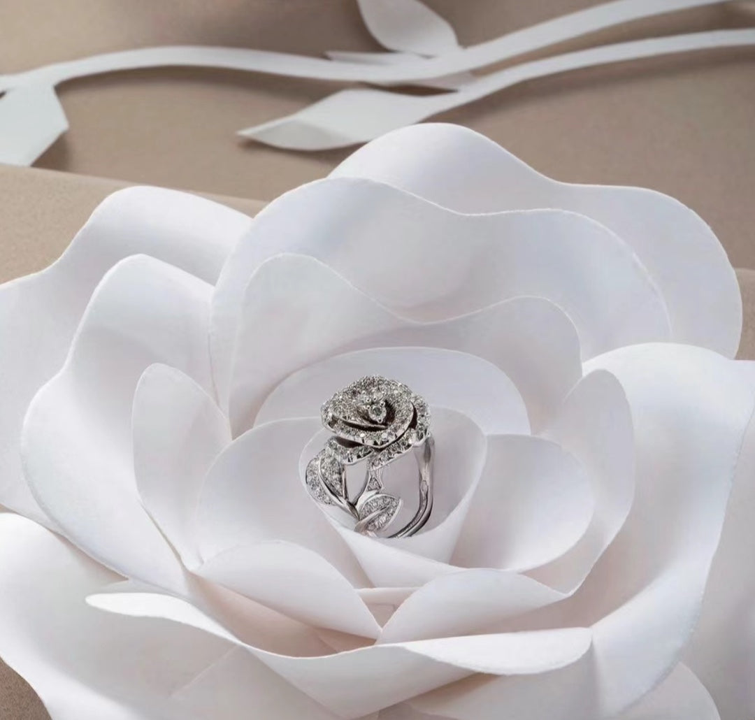 Dior Silver-Tone Rose Ring - product image 7