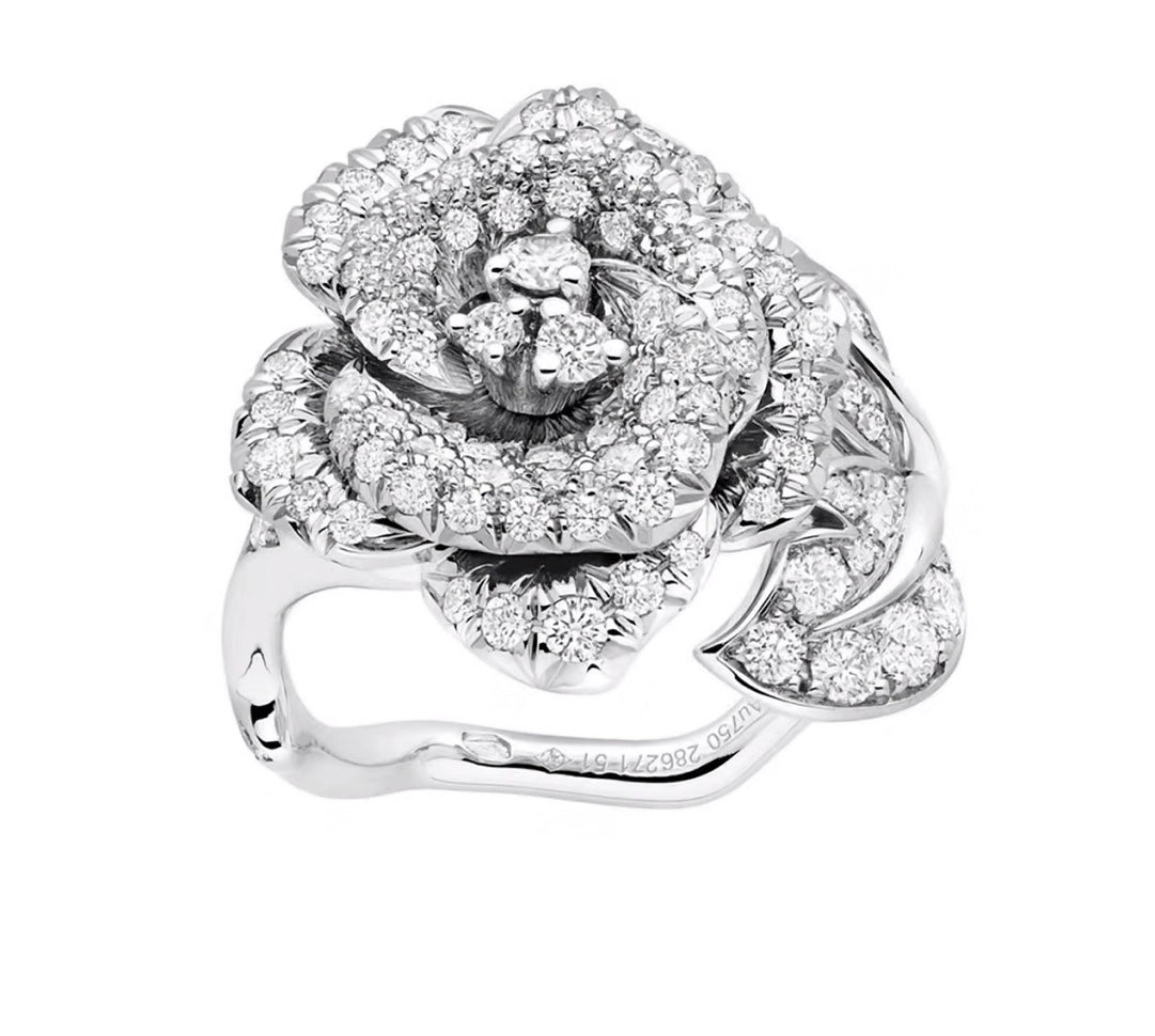 Dior Silver-Tone Rose Ring - product image 2