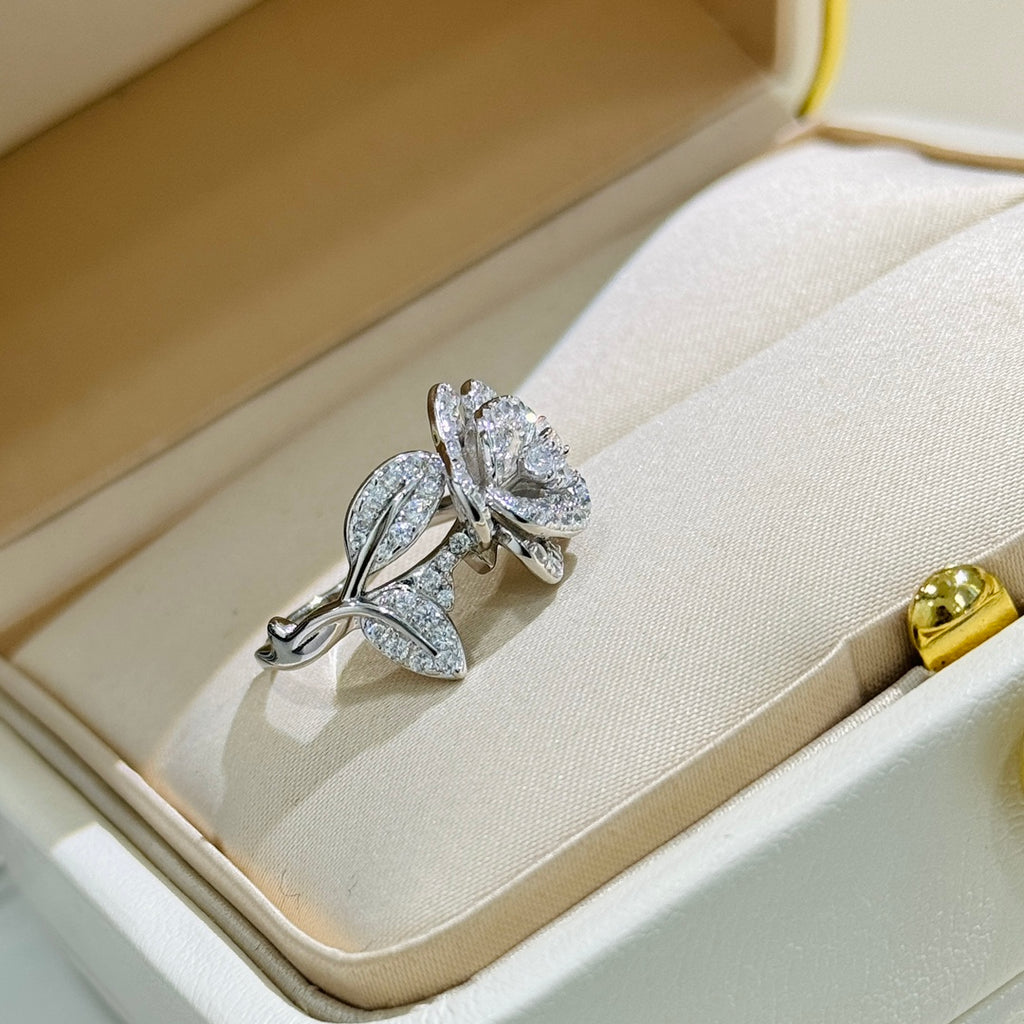 Dior Silver-Tone Rose Ring - product image 4