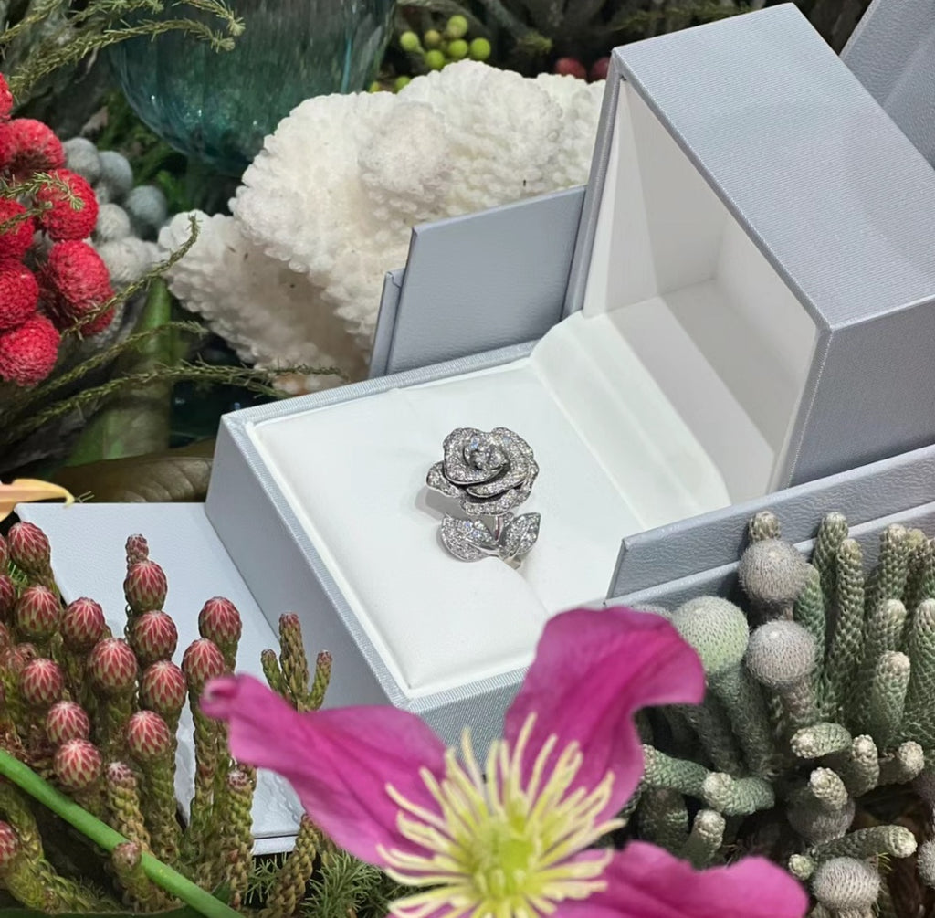 Dior Silver-Tone Rose Ring - product image 5