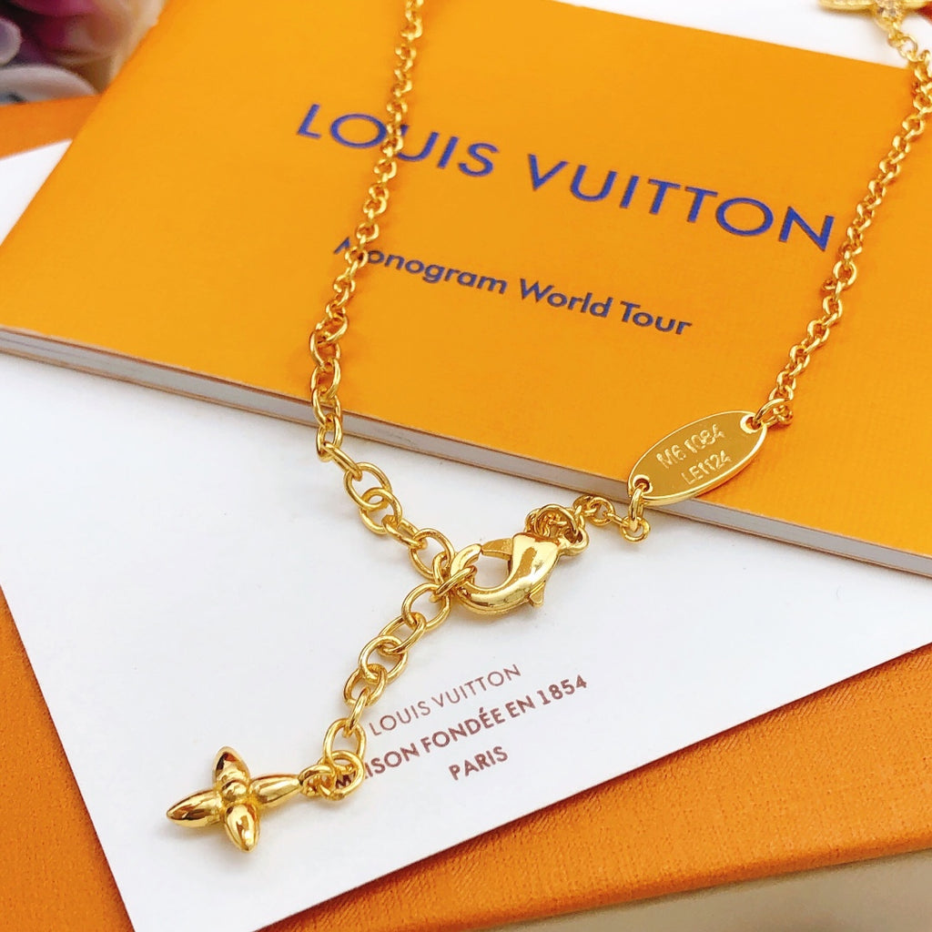 Louis Vuitton Multicolor Crystal Accent Necklace - album image 4