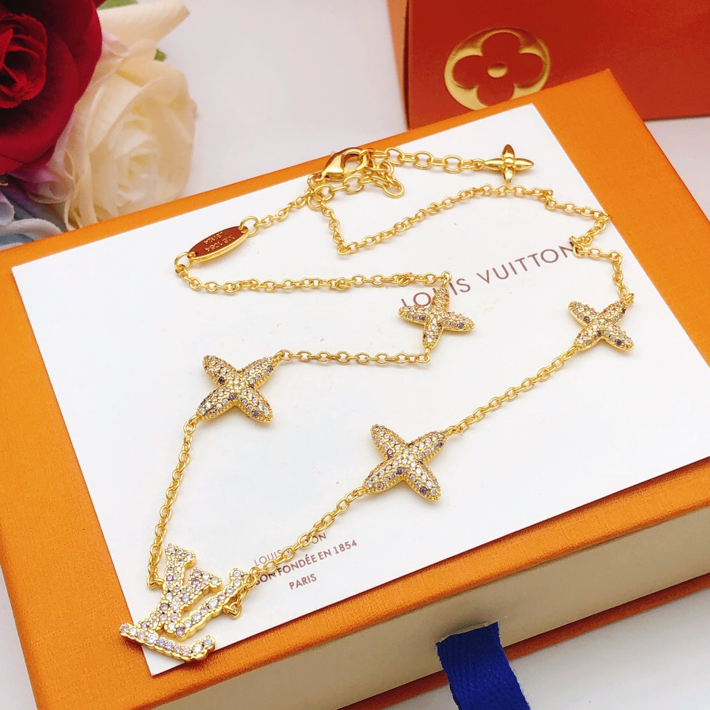 Louis Vuitton Multicolor Crystal Accent Necklace - album image 6