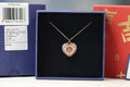 Swarovski Rose Gold-Tone Double-Heart Pendant Necklace - album image 1
