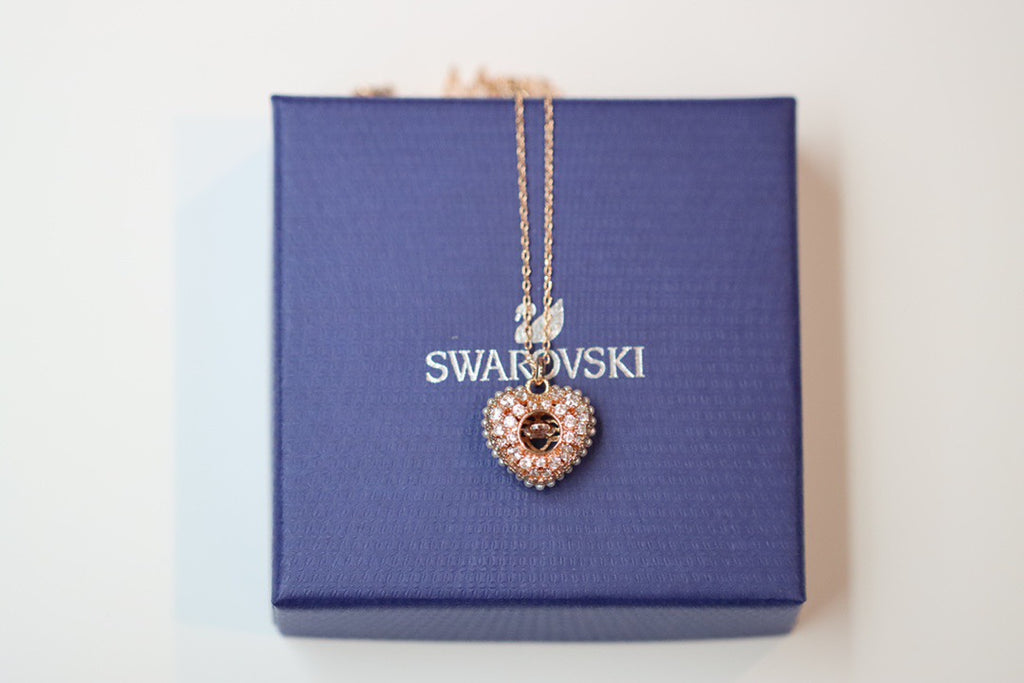Swarovski Rose Gold-Tone Double-Heart Pendant Necklace - album image 8