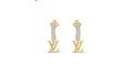 Louis Vuitton V Letter LV Letter Stud Earrings - album image 1