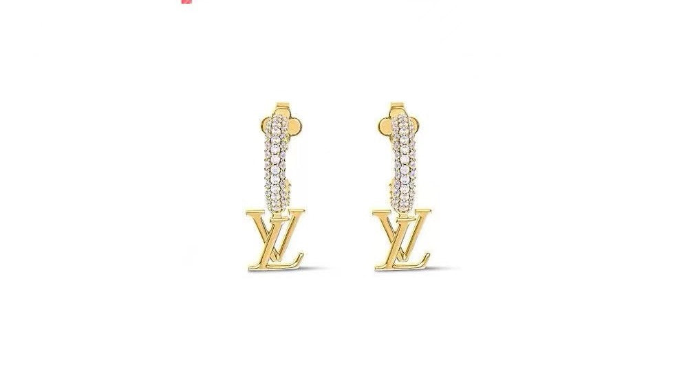 Louis Vuitton V Letter LV Letter Stud Earrings - album image 1
