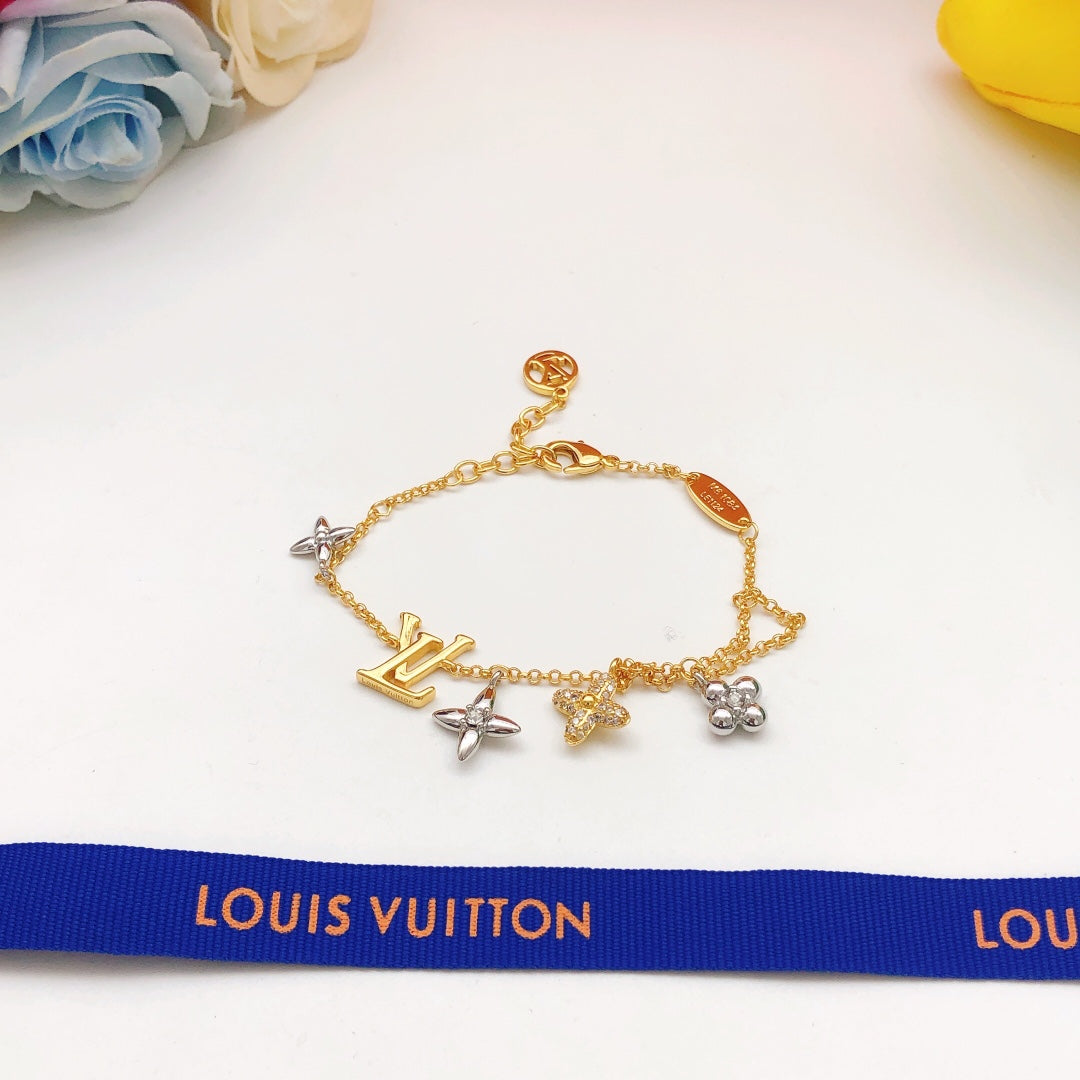 Louis Vuitton Two-Tone Monogram Bracelet - album image 4