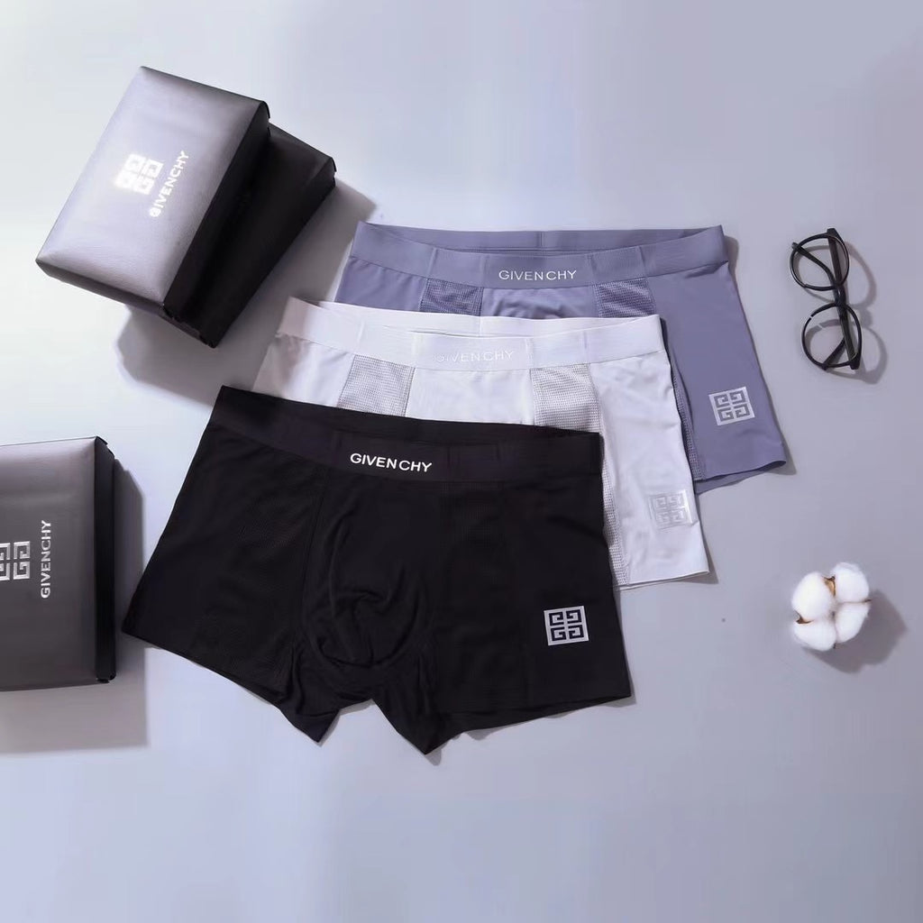Givenchy lavender minimal letter waist boxer briefs - view 2