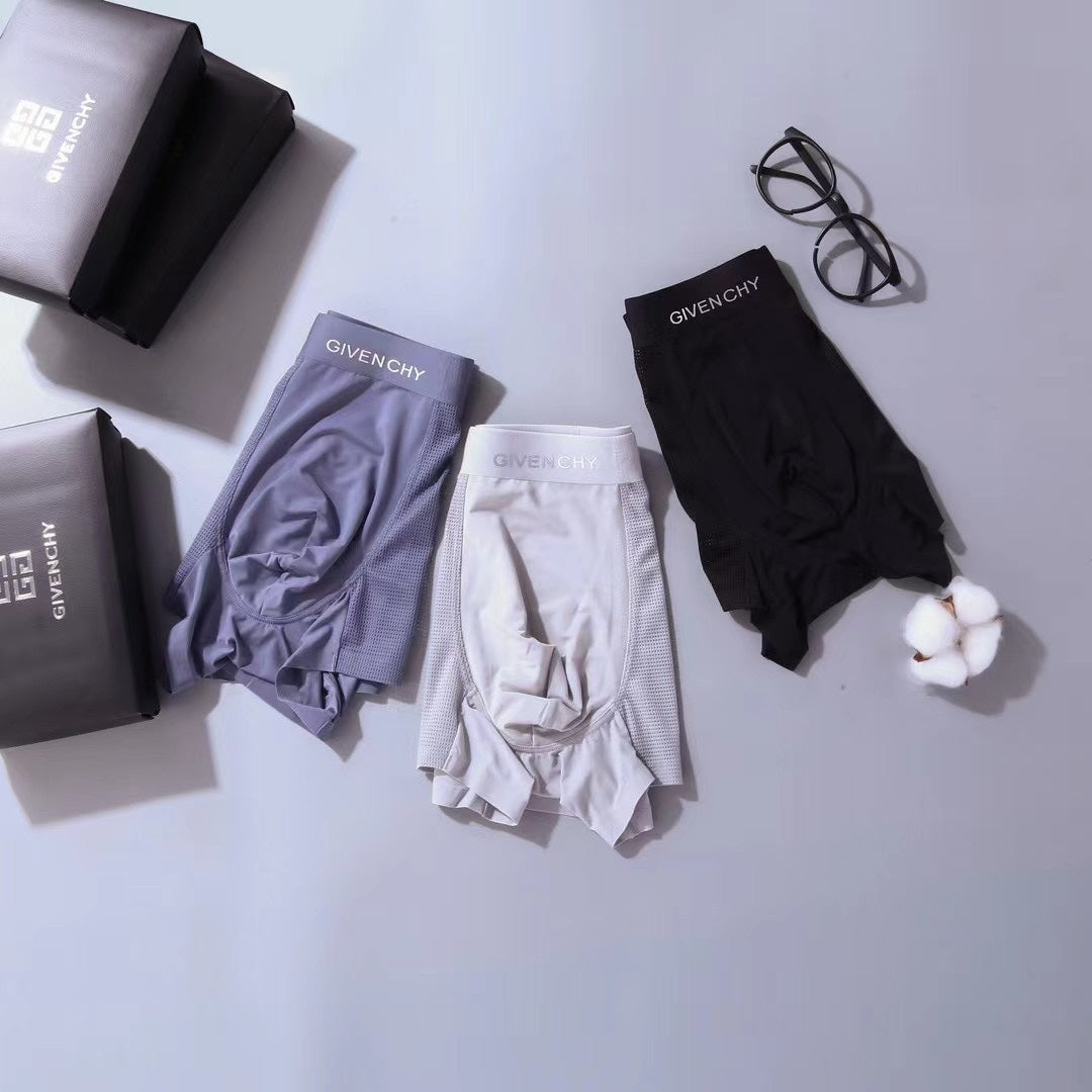 Givenchy lavender minimal letter waist boxer briefs - view 6