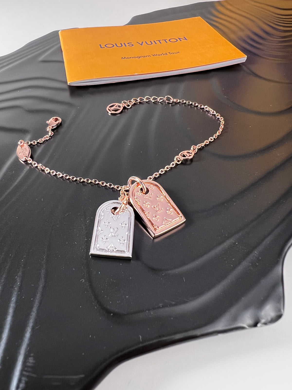 Louis Vuitton Circle Monogram LV Letter Bracelet - album image 3