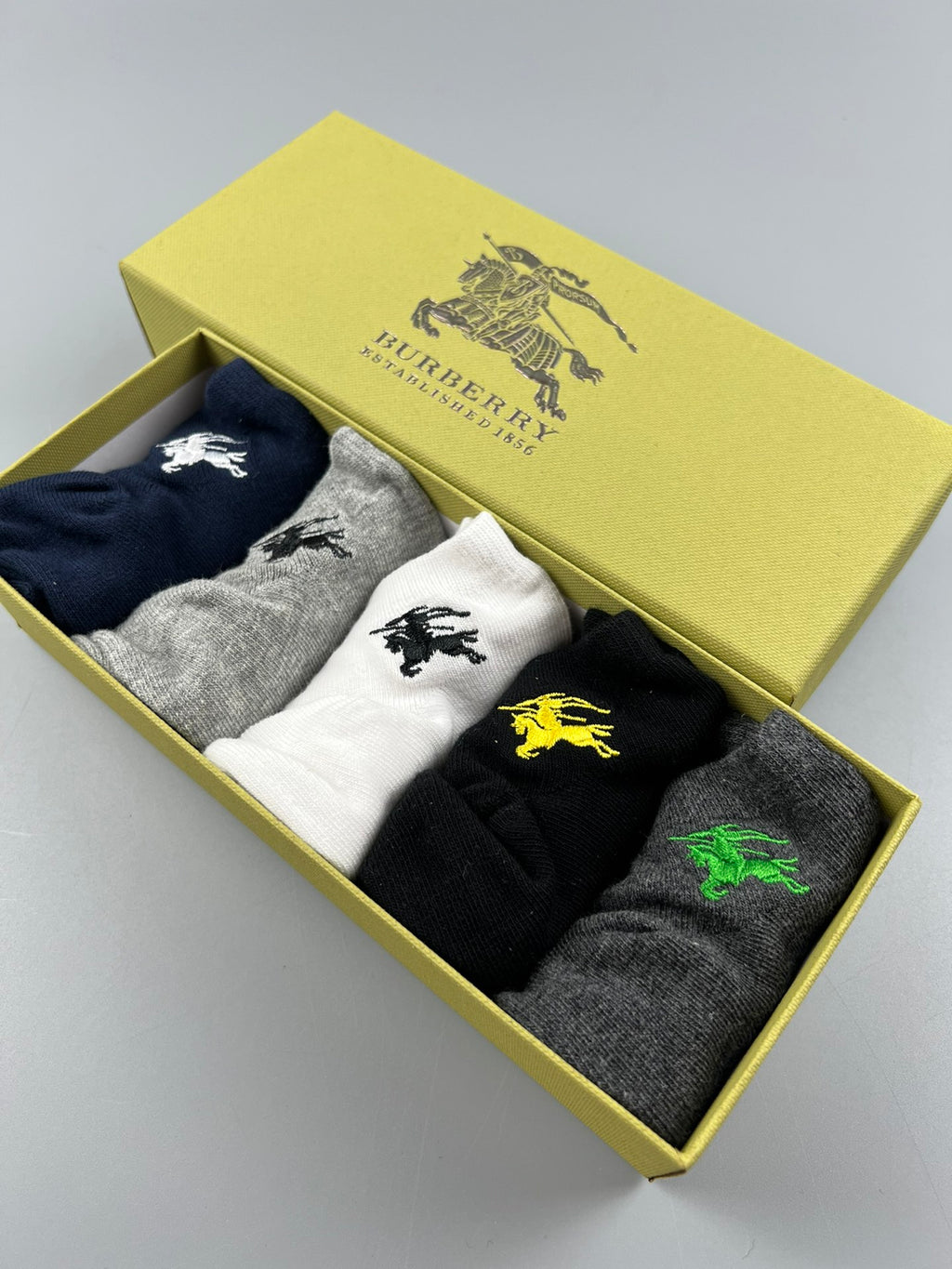 Burberry boxed color knight socks - view 1
