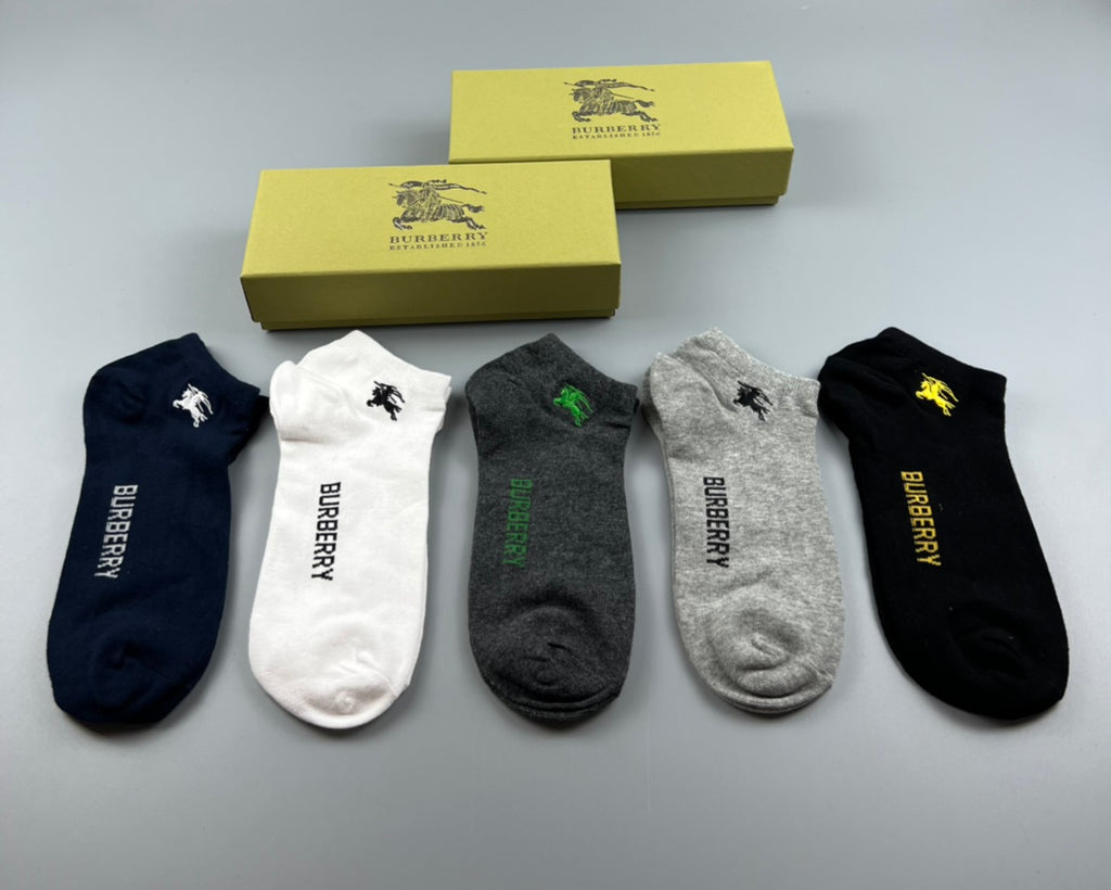 Burberry boxed color knight socks - view 2