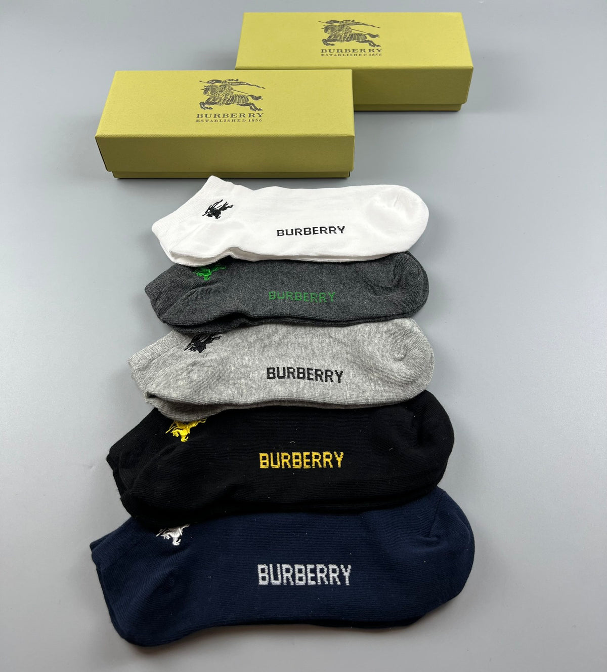 Burberry boxed color knight socks - view 8