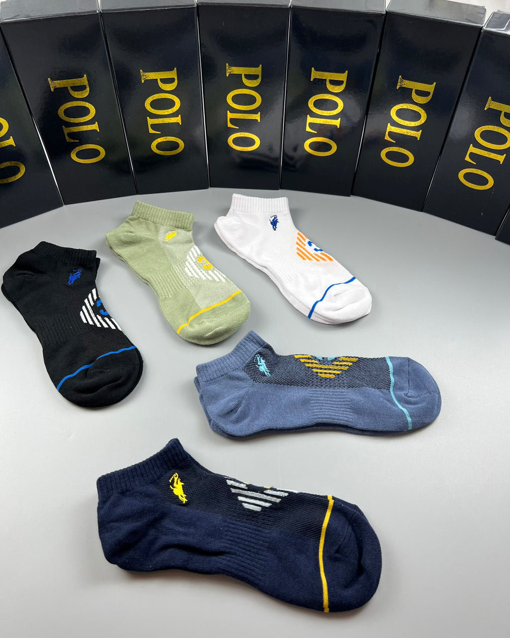 Polo Ralph Lauren pastel contrast pony socks, image 4
