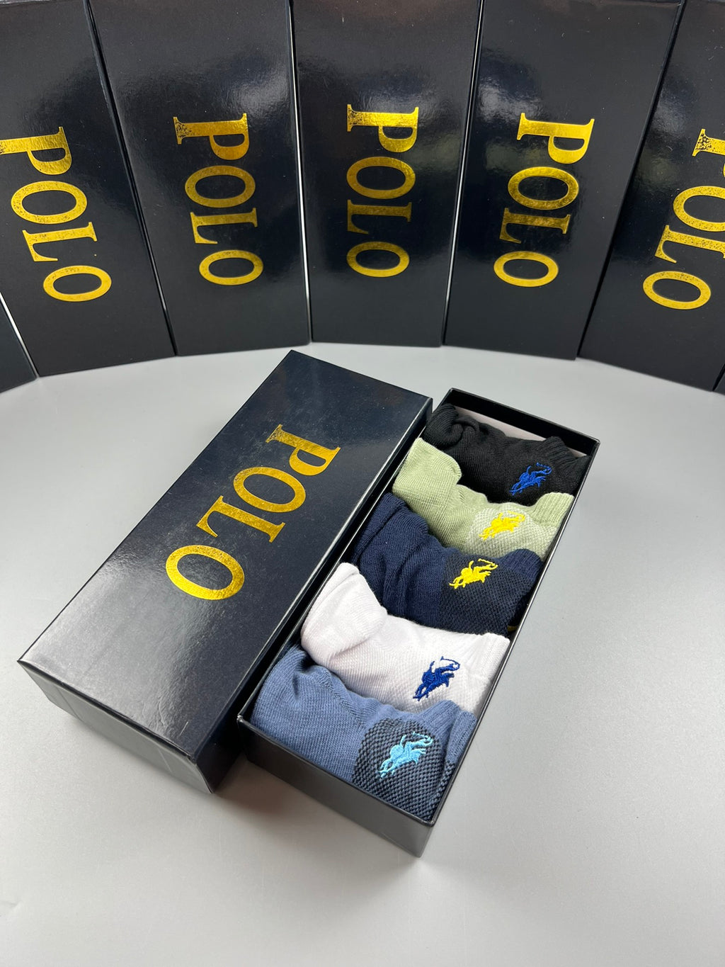 Polo Ralph Lauren pastel contrast pony socks, image 1