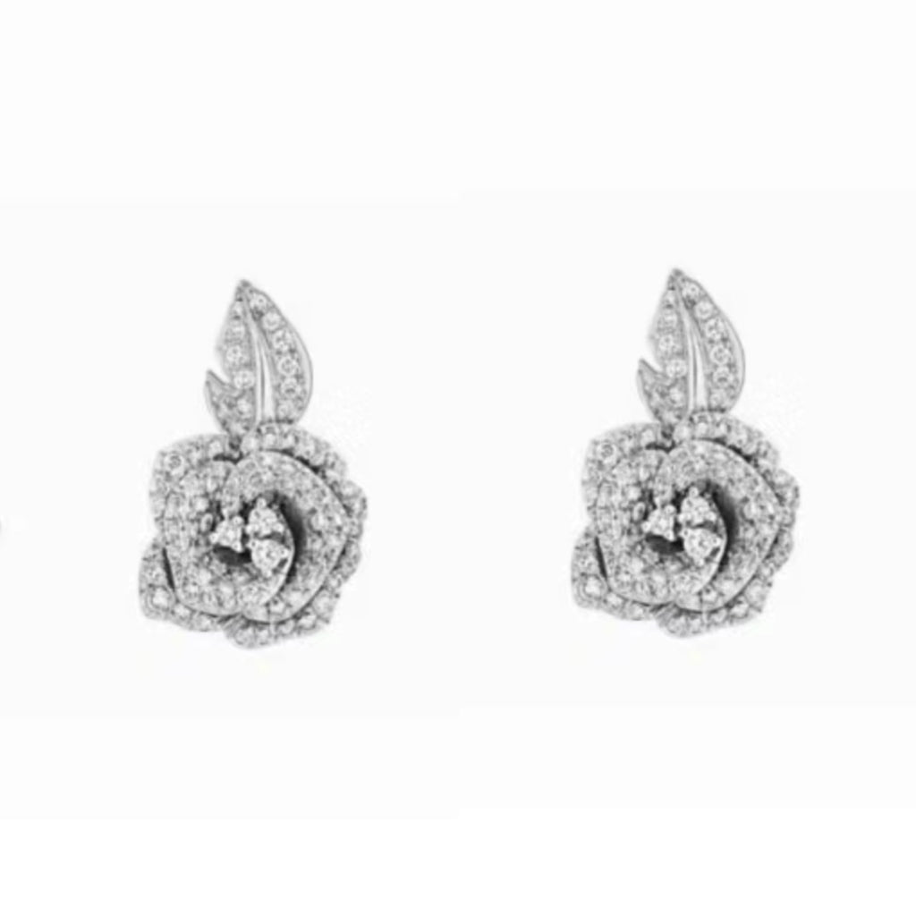 Dior Silver-Tone Teardrop Swirl Earrings - product image 2