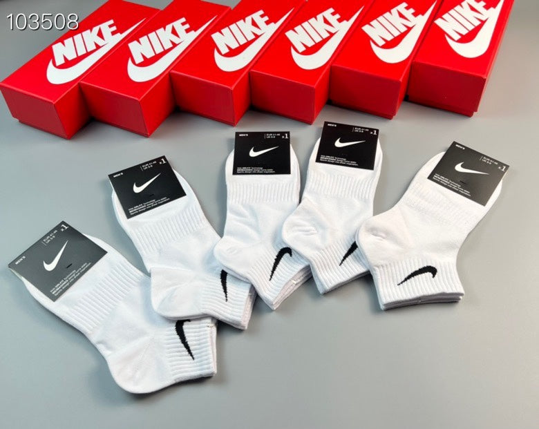Nike heather gray swoosh ankle socks, image 6