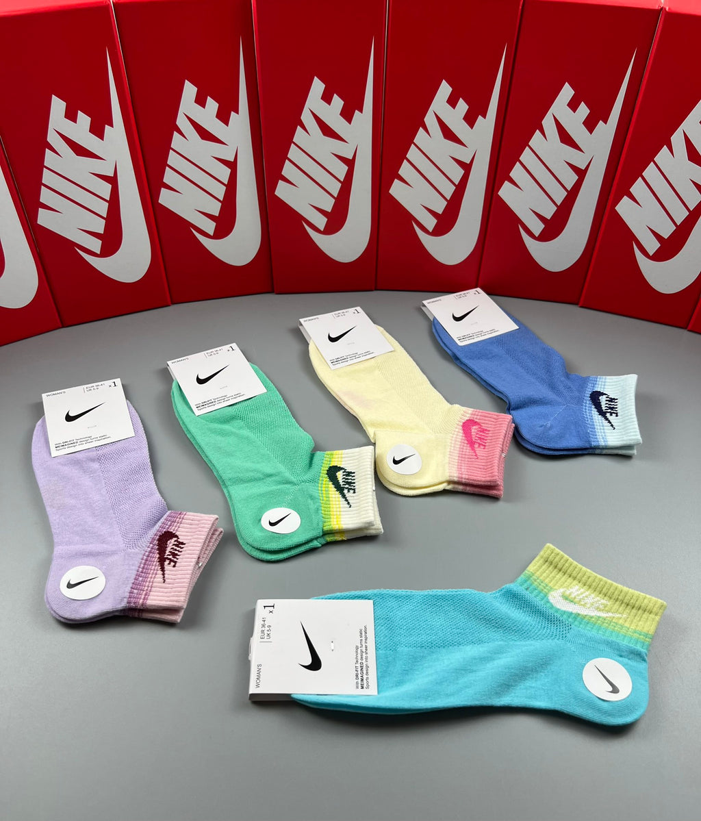 Nike pastel lettered cuff ankle socks, image 4