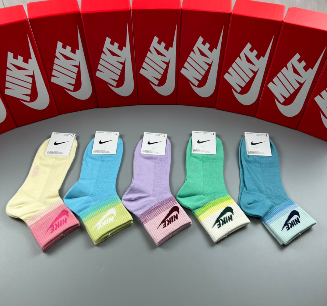 Nike pastel contrast cuff ankle socks, image 6