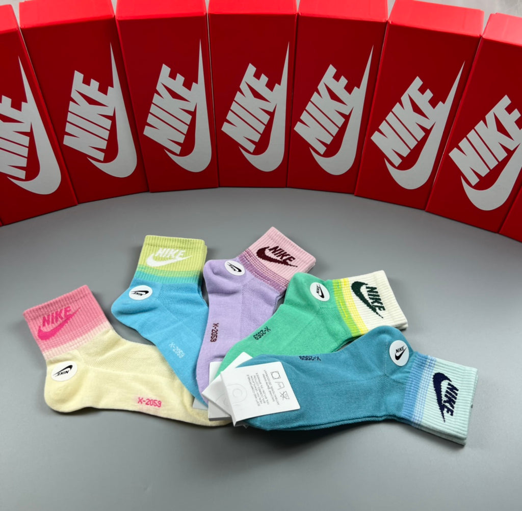 Nike pastel contrast cuff ankle socks, image 8