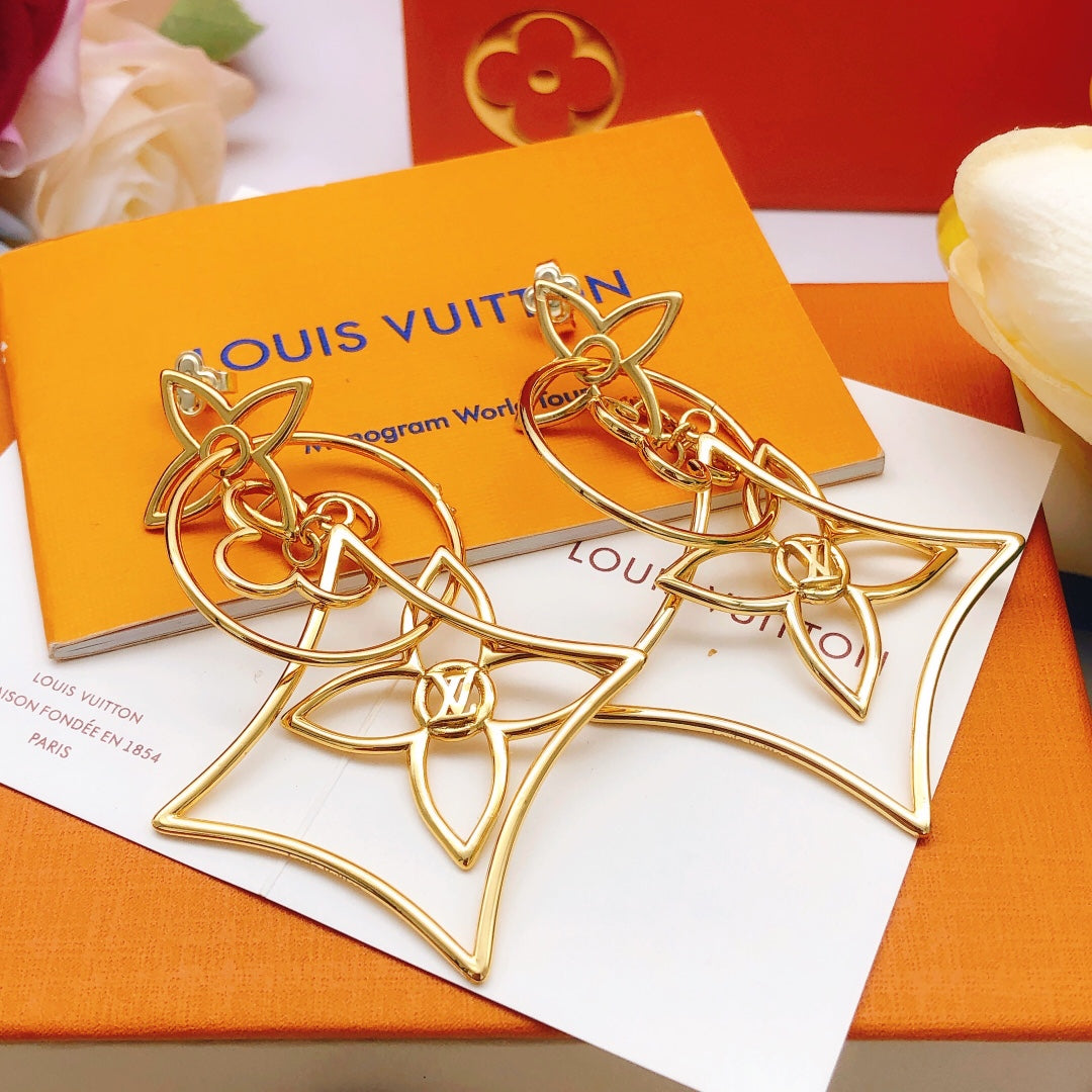 Louis Vuitton Diamond-Shape Polished Earrings - album image 2