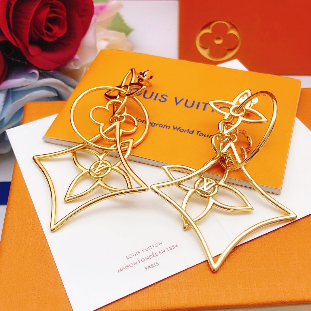 Louis Vuitton Diamond-Shape Polished Earrings - album image 1