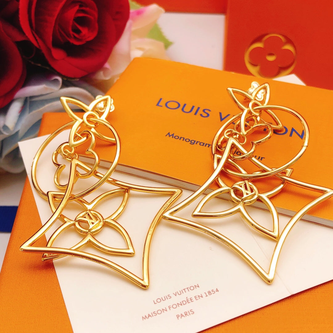 Louis Vuitton Diamond-Shape Polished Earrings - album image 4
