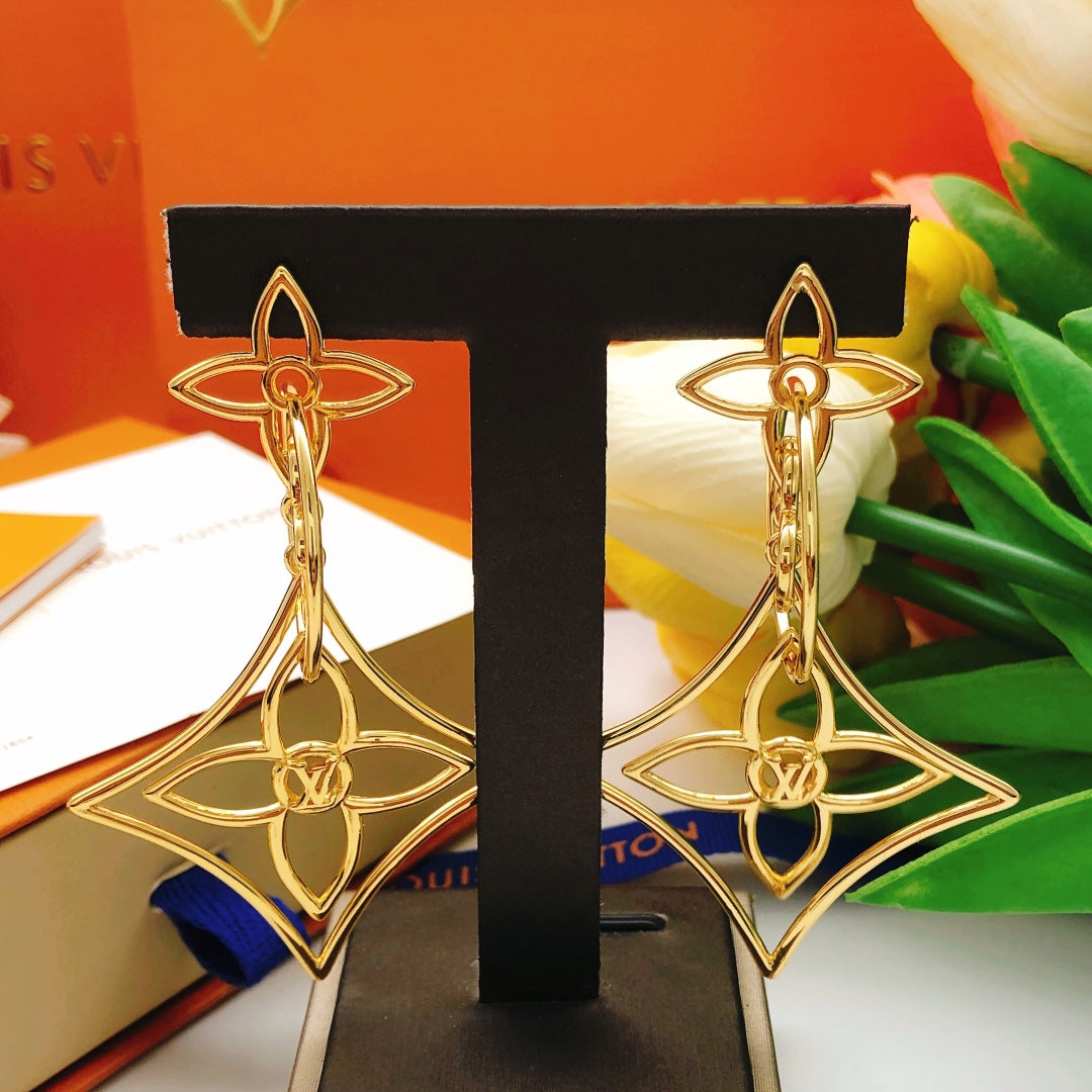 Louis Vuitton Diamond-Shape Polished Earrings - album image 5